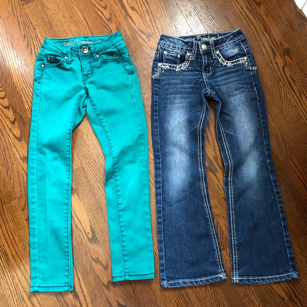 Justice Girls Jeans - 2 Pairs -